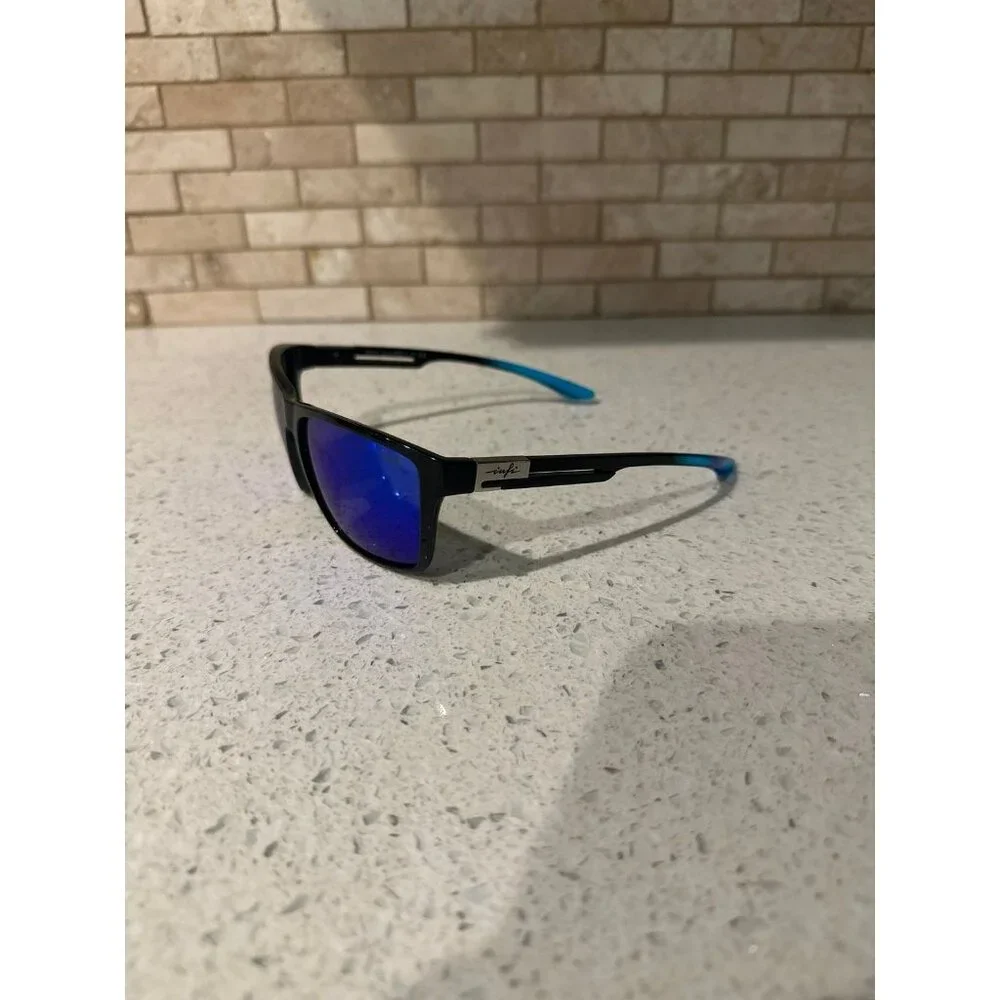 INFI IN804A Unisex Sunglasses Square UV Protection Black‎ 58-17-131